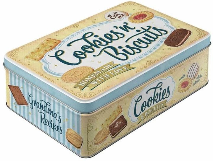 Image du produit Nostalgic-Art Merchandising Boîte à provisions Cookies 'n' Biscuits 3 l, Multicolore (3 l)