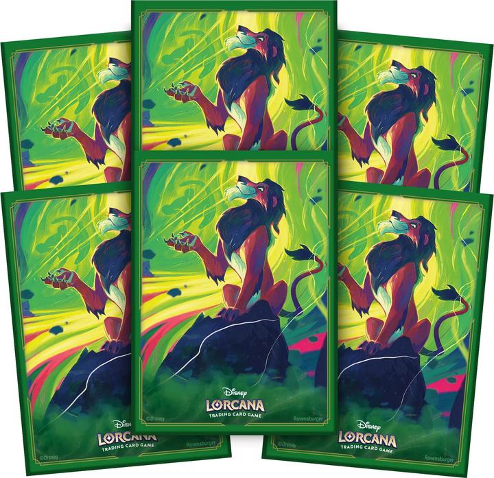 Immagine prodotto Disney Maniche per carte Lorcana TCG Scar (65)