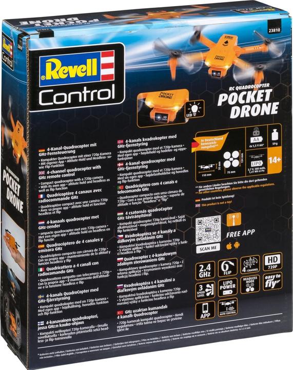 Produktbild Revell RC Quadrocopter Pocket Drone (7 min, 59 g)