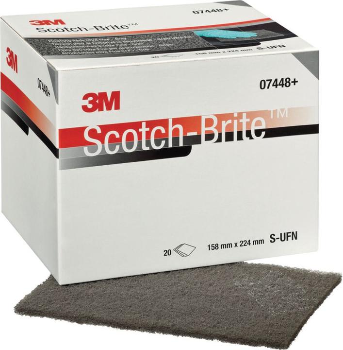 Actual product image 3M Handpad ultr.f. grey 158x224mm (P20)