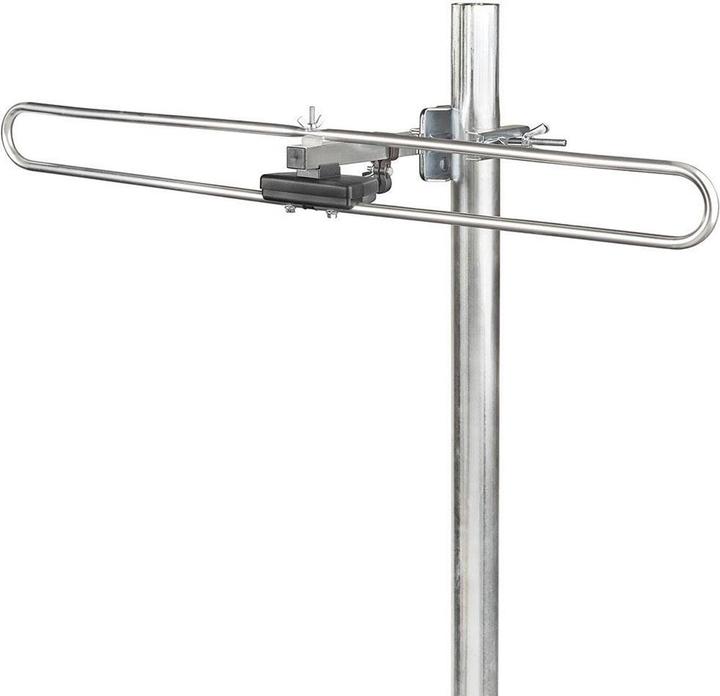Nedis DAB Antenne - Max. 4dB Verstärkung - DAB: 170-250 MHz - 50 km Reichweite - für Draussen ANORD (DAB/ DAB+, UKW / MW / LW)