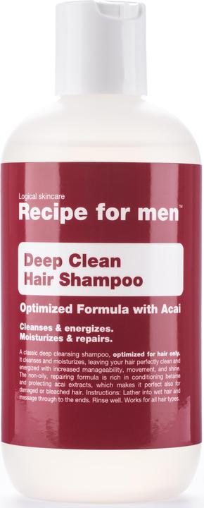 Produktbild Recipe for men Deep Clean Hair Shampoo (250 ml, Flüssiges Shampoo)