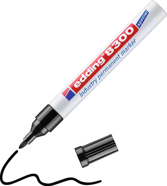 Produktbild Edding Permanent Marker 8300 (Schwarz, 1.50 mm, 1 x)