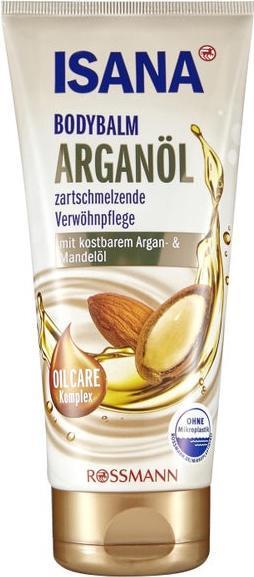 Actual product image Isana Argan oil body balm 200ml (Body cream, 200 ml)