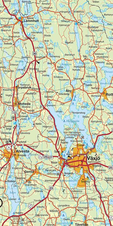 Produktbild Süd-Schweden (Süd) Nr. 01 Regionalkarte