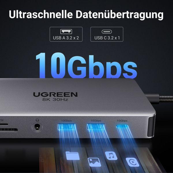 Produktbild Ugreen Revodok Pro 211 (USB-C, 11 Ports)