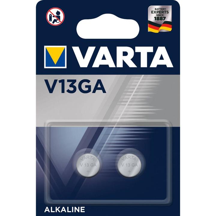Produktbild Varta Electronics V13GA (2 Stk., LR44, 155 mAh)
