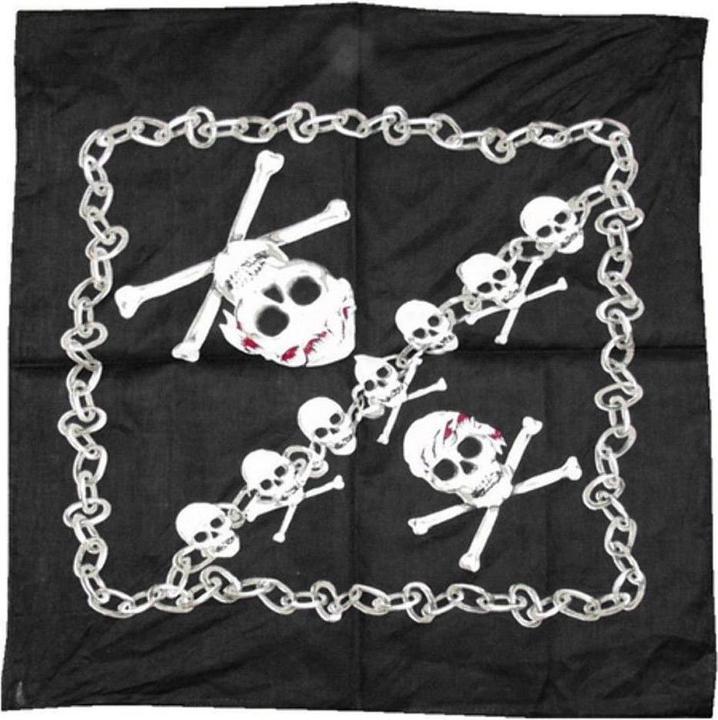 Immagine prodotto Smiffys Sciarpa pirata con teschio e ossa incrociate