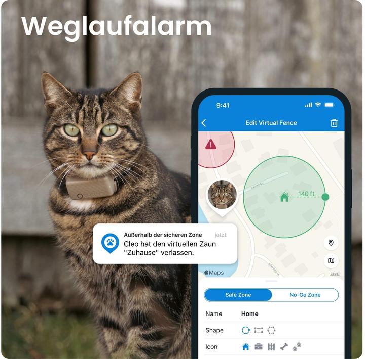 Produktbild Tractive GPS Mini (One Size, Katze, Allgemein)