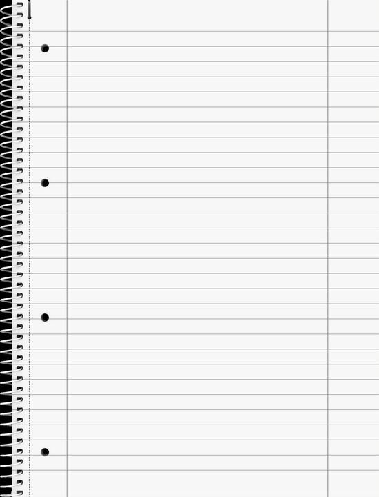 Produktbild Collegeblock Student DUO Lineatur 27 und 28 liniert und kariert DIN A4 Innen- und Aussenrand (A4, Kariert)