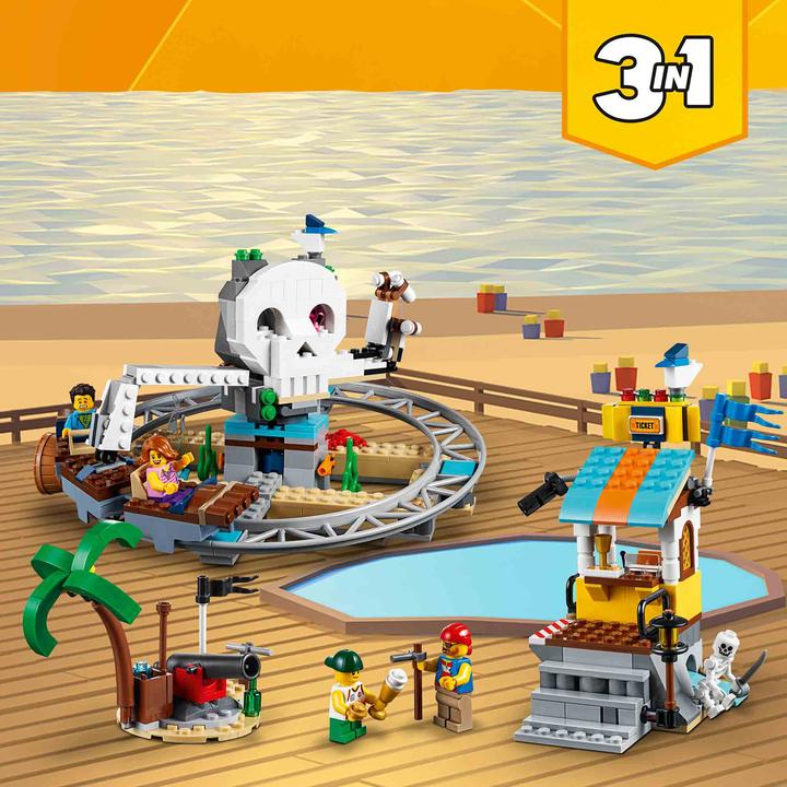 Produktbild LEGO Piraten-Achterbahn (31084, LEGO Creator 3-in-1)