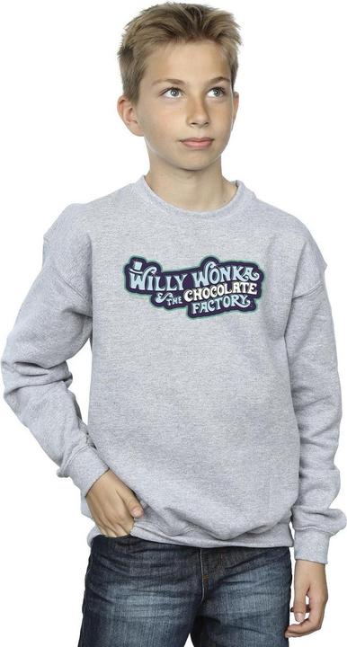 Produktbild Willy Wonka & the Chocolate Factory Chocolate Factory Logo Sweatshirt Jungen (140, 146)