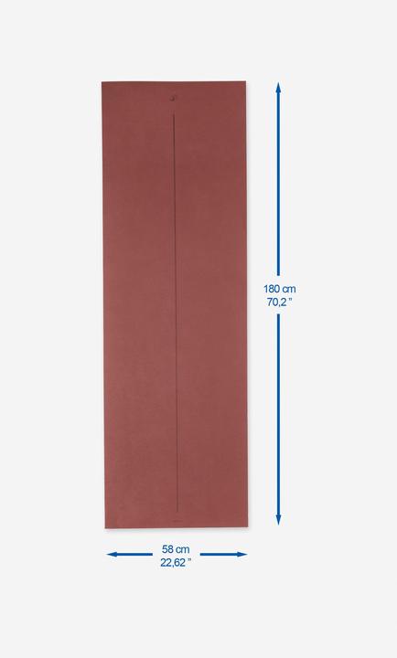 Produktbild Domyos Yogamatte Einsteiger 180 cm × 50 cm × 5 mm - braun (5 mm)