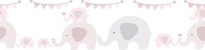 Produktbild A.S. Création Lovely Kids Kinderzimmer Elephant Party mit süssen Elefanten (15 x 500 cm)