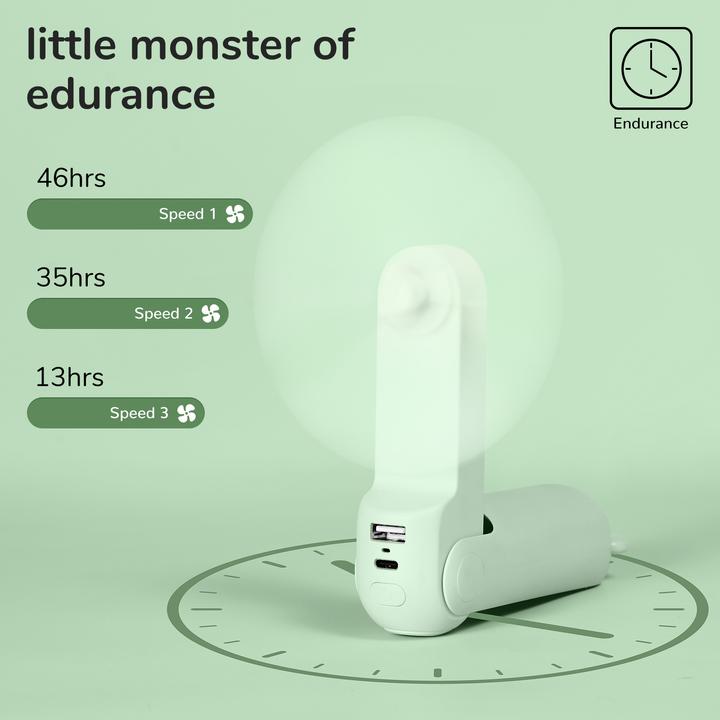 Produktbild Jisulife Handheld Fan Life8 Plus green