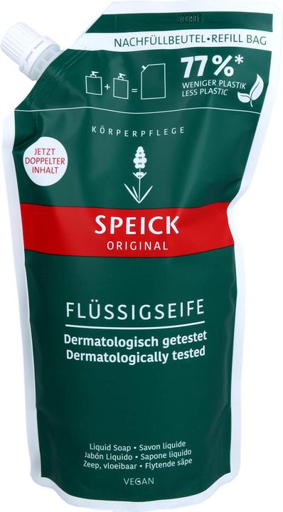 Immagine prodotto Speick Sapone liquido originale, bustina di ricarica (Ricarica, 600 ml)