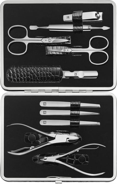 Actual product image Zwilling Nail care set, 10 pieces, black