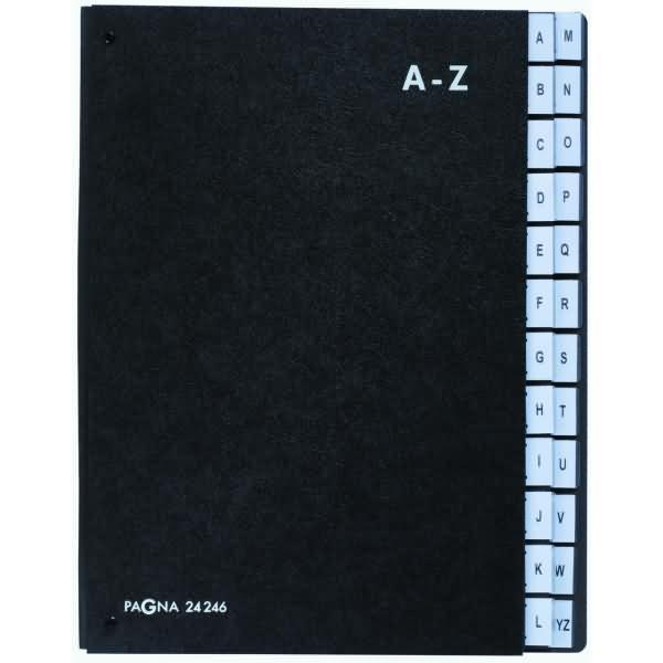 Actual product image Pagna Desk file, DIN A4, 24 folders, A - Z, black (A4, 1 x)
