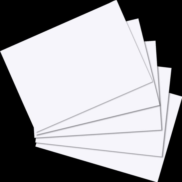 Produktbild Herlitz Karteikarten (A7, 170 g/m², 100 x)