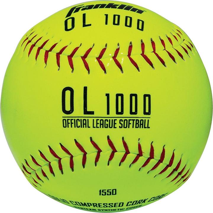 Franklin Official League Softball - gelb OL-1000