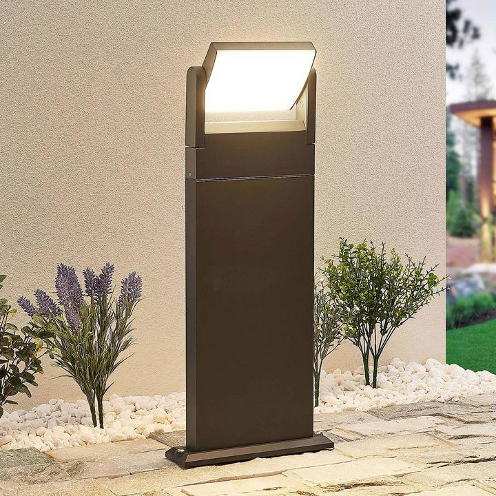 Produktbild Lindby Cathalena LED Garten Leuchte Dark Grey (750 lm, IP54)