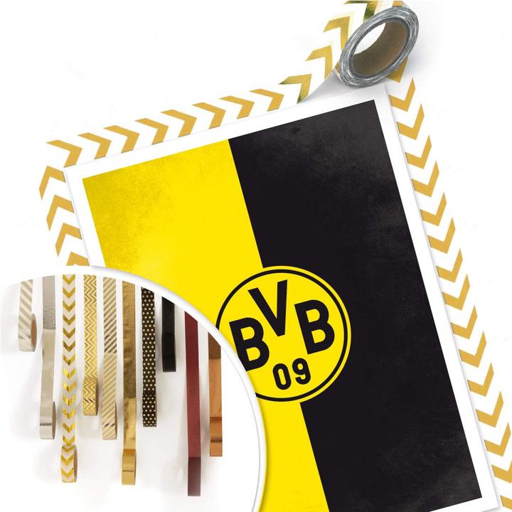 Produktbild Borussia Dortmund BVB Logo Gelb Schwarz (120 x 150 cm)