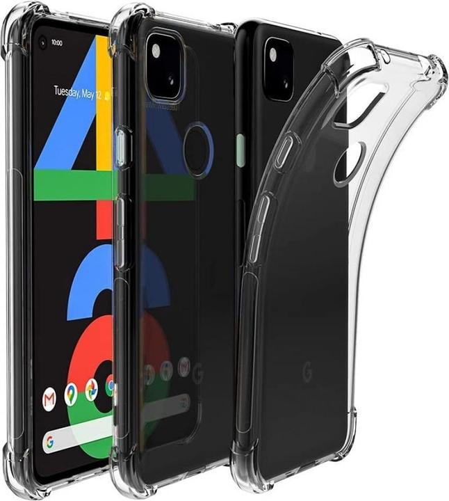 Immagine prodotto Screenguard Google Pixel 4a Cover Cristallo Morbido Airbag Paraurti (Google Pixel 4a)