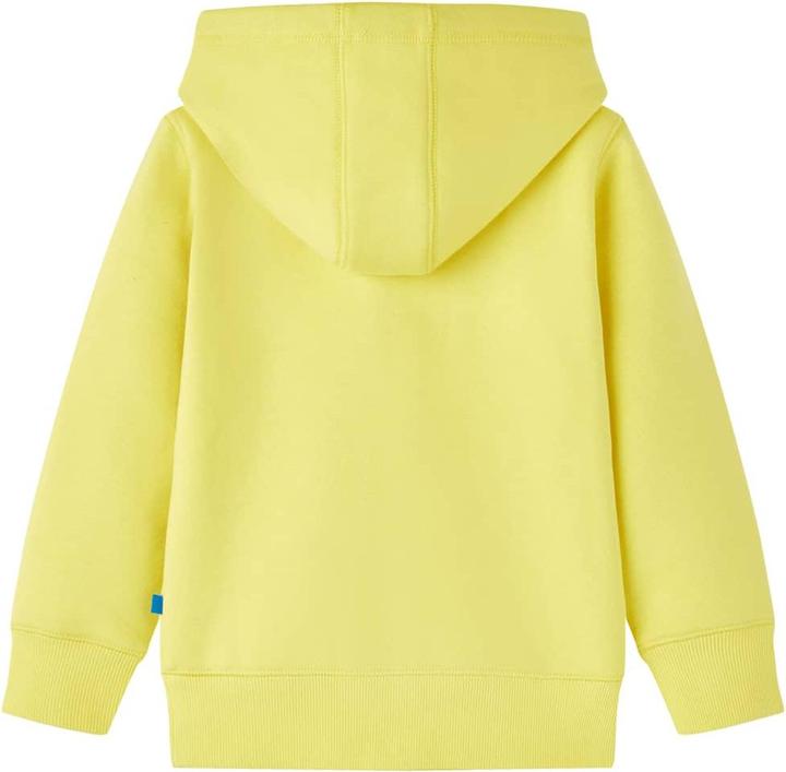 Immagine prodotto VidaXL Felpa con cappuccio per bambini con zip Giallo chiaro (104)