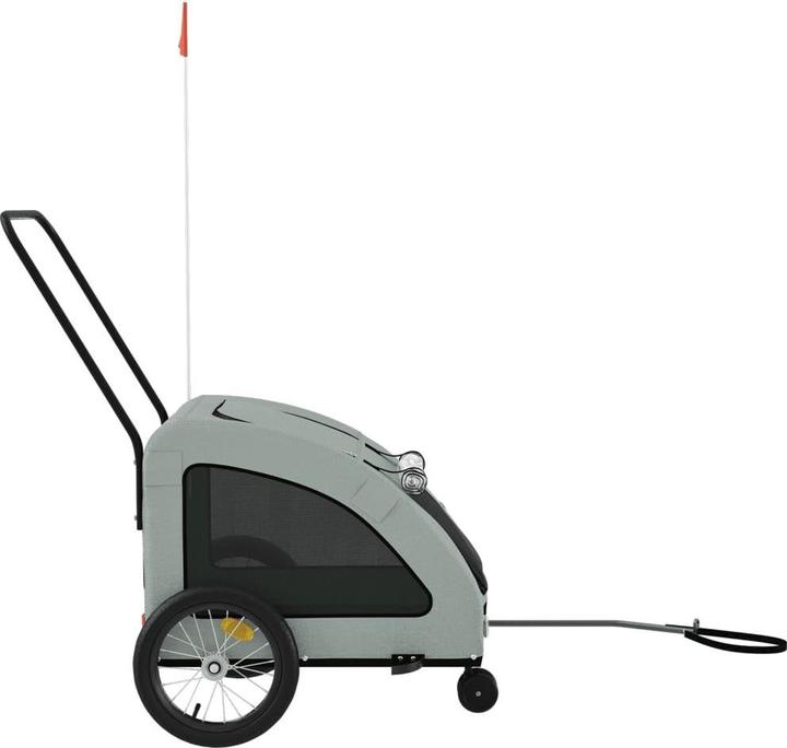 Produktbild VidaXL Fahrradanhänger Hunde Oxford-Gewebe und Eisen