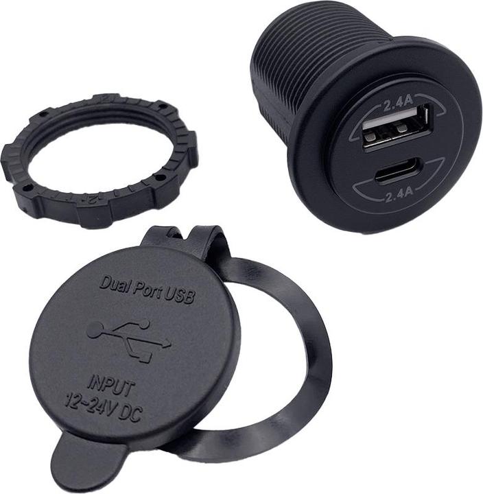 Image du produit Offgridtec Double prise USB 12V/24V 4,8A