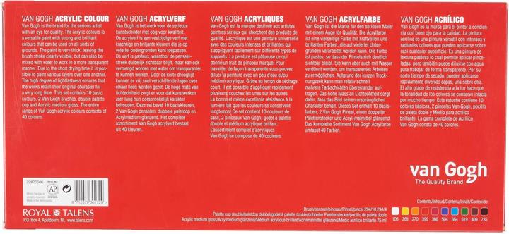 Produktbild Van Gogh Acrylfarbe Kombi-Set (Mehrfarbig, 40 ml)
