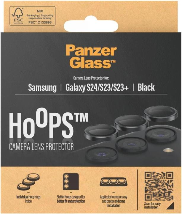 Image du produit PanzerGlass Hoops Camera Lens Protector (3 pièce(s), Samsung Galaxy S23+, Samsung Galaxy S24+)