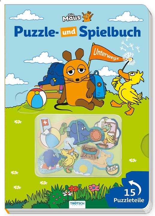 Productafbeelding Die Maus Puzzle- und Spielbuch (Duits, Uitgeverij Trötsch, 2023)