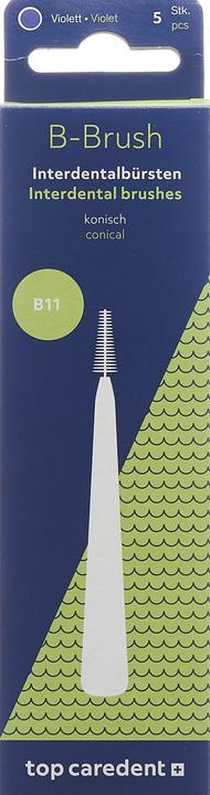 Produktbild Top Caredent B11 IDBG-VK Interdentalbürste violett konisch >2.4mm (5 x)