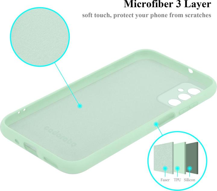 Actual product image Cadorabo TPU Liquid Silicone Case Cover for Samsung Galaxy M52 5G (Samsung Galaxy M52 5G)