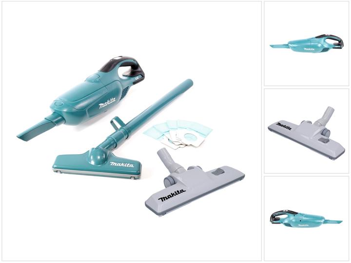 Actual product image Makita DCL 182 Z Battery hoover 18 V + reversible floor nozzle - without battery, without charger