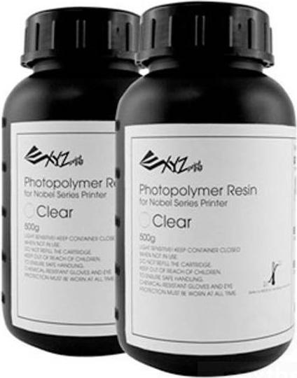 XYZprinting Resin for Nobel 1.0 (2x 500ml) (Transparent, 500 g)