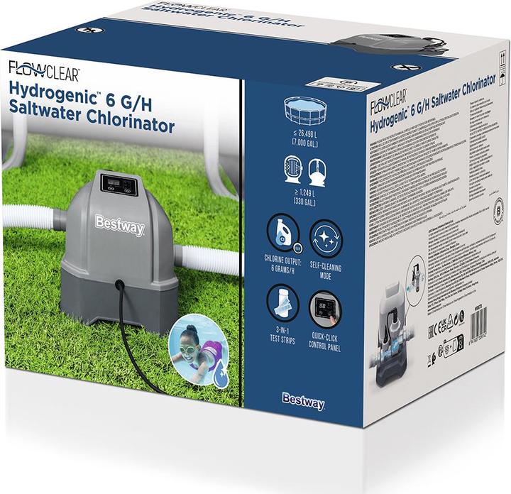 Actual product image Bestway Hydrogenic Saltwater Chlorinator
