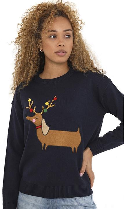 Actual product image Brave Soul Jumper Christmas Design (M)