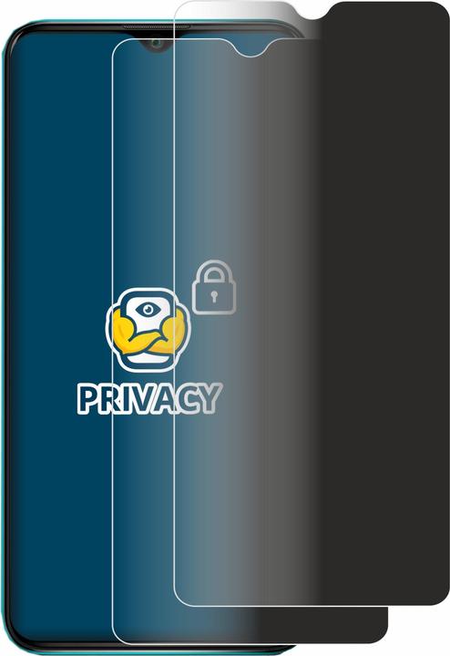 Produktbild BROTECT Sichtschutzfolie Anti-Spy Privacy Folie Blaulicht-Schutz (2 Stück, Wiko Power U10)