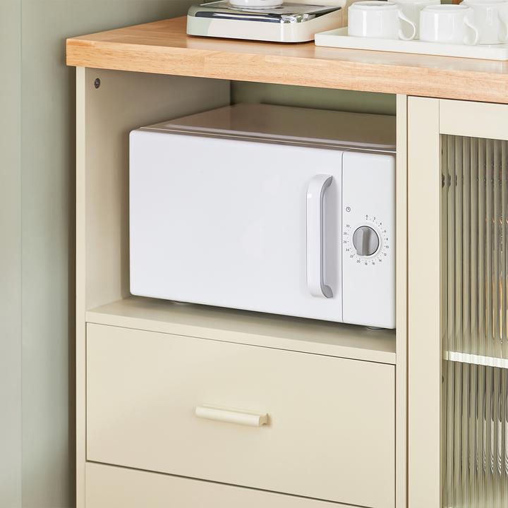Actual product image SoBuy Sideboard with 2 glass doors (120 x 40 x 90 cm)