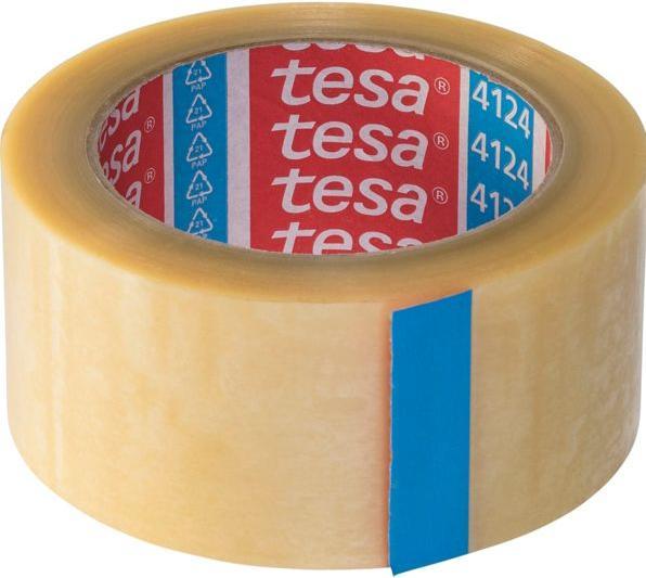 Produktbild tesa tesapack ULTRA STRONG Paketklebeband - PVC Packband für festes Verpacken und sicheres Bündeln (50 mm)