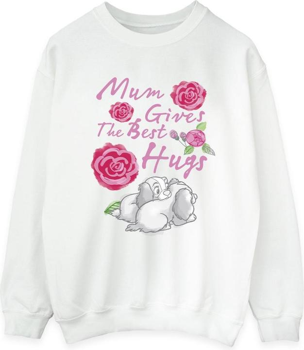 Actual product image Disney Womens/Ladies Lady And The Tramp Mum Hugs Sweatshirt (M)