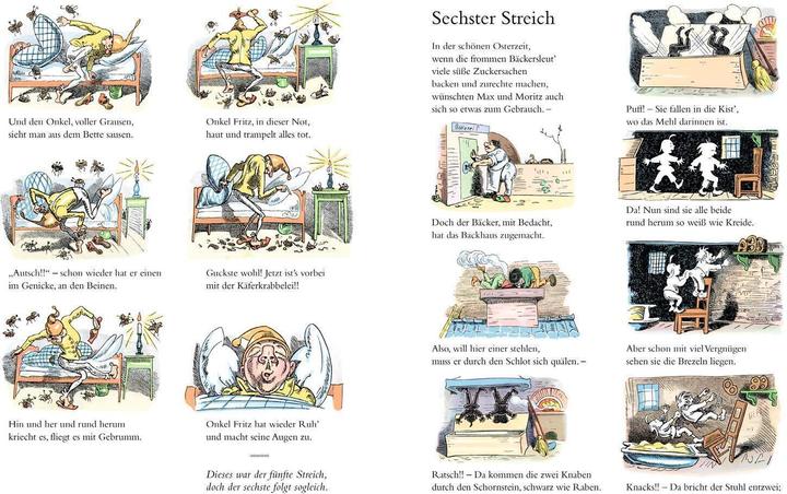 Produktbild Max und Moritz – Eine Bubengeschichte in sieben Streichen (Deutsch, Wilhelm Busch, 2024)