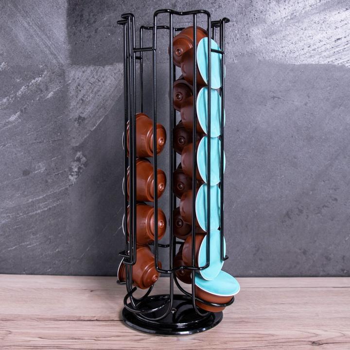 Actual product image Intirilife Kaffee Kapselhalter kompatibel mit Dolce Gusto Kapseln (24 Stück)
