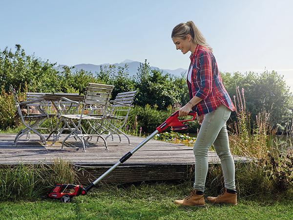 Actual product image Einhell 18 V Battery Grass and Shrub Shears GE-CG 18/100 LiT Power X-Change (Cordless hedgecutters)