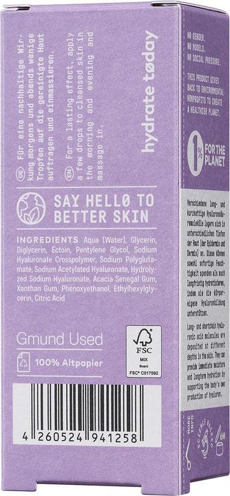 Actual product image Nø Cosmetics hydrate tøday Hyperdration Hyaluron Serum (20 ml)