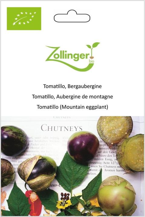 Produktbild Zollinger Bio Tomatillo, Bergaubergine (Keimlinge)