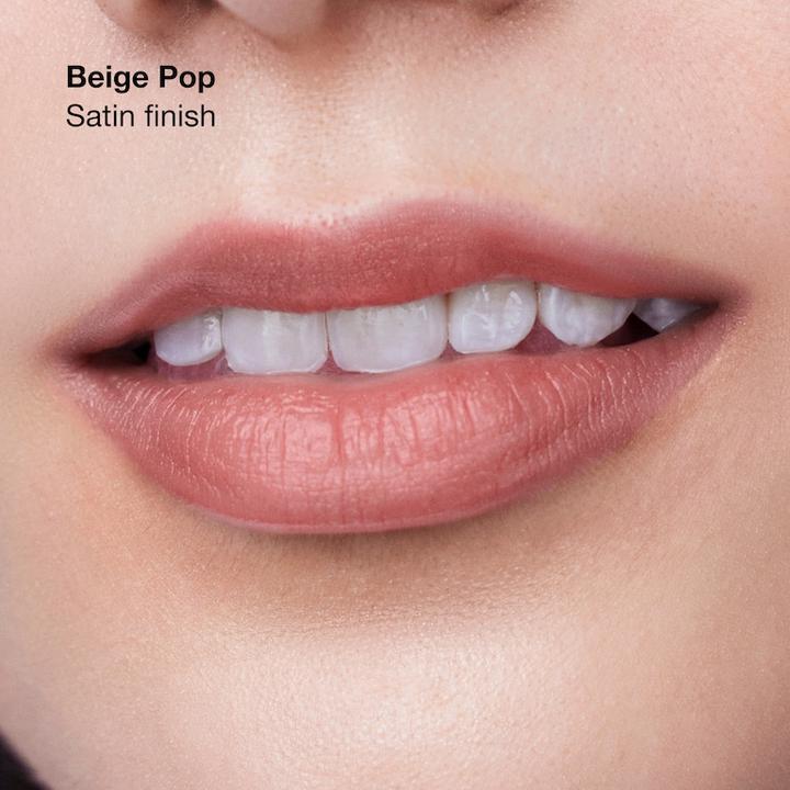 Actual product image Clinique Pop Longwear Lipstick Beige Pop - Satin 3.9g (Beige Pop)