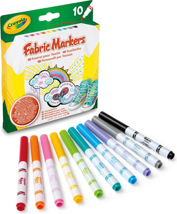 Immagine prodotto Crayola Matite tessili, 10pcs. (multicolore, 10 x)